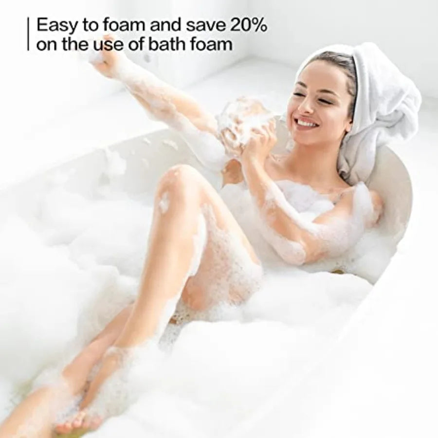 Loofah Bath Sponge Shower Loofahs, 4 Pack Soft Loofa Exfoliating Body Scrubber