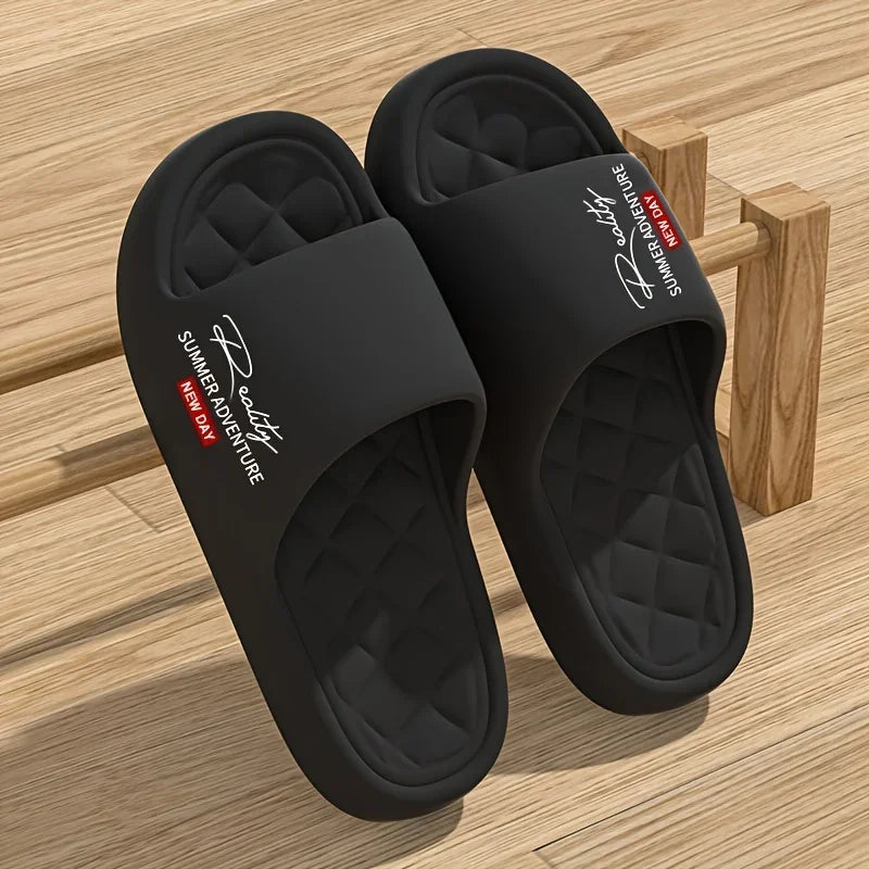 Summer Innovative Design EVA Men Shoes Soft Lightweight Home Slippers Suitable For Indoor Outdoor Leisure Activities