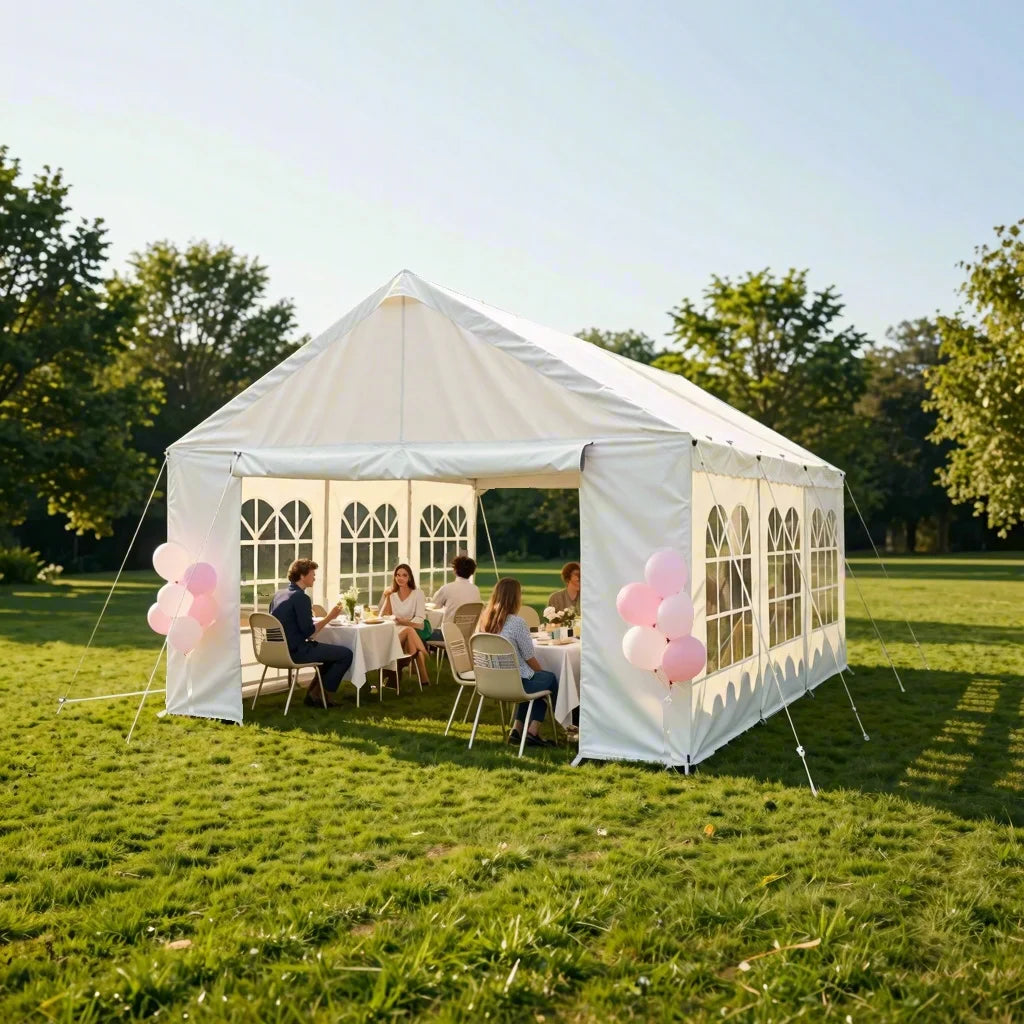 10'x20' Heavy Duty Waterproof Anti-UV  Outdoor Gazebo With Removable Sidewalls .