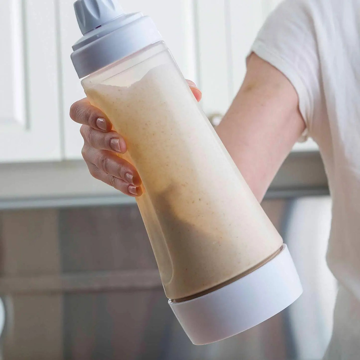 Pancake Batter Bottle Battler Mixer With Blender Ball Wire Whisk