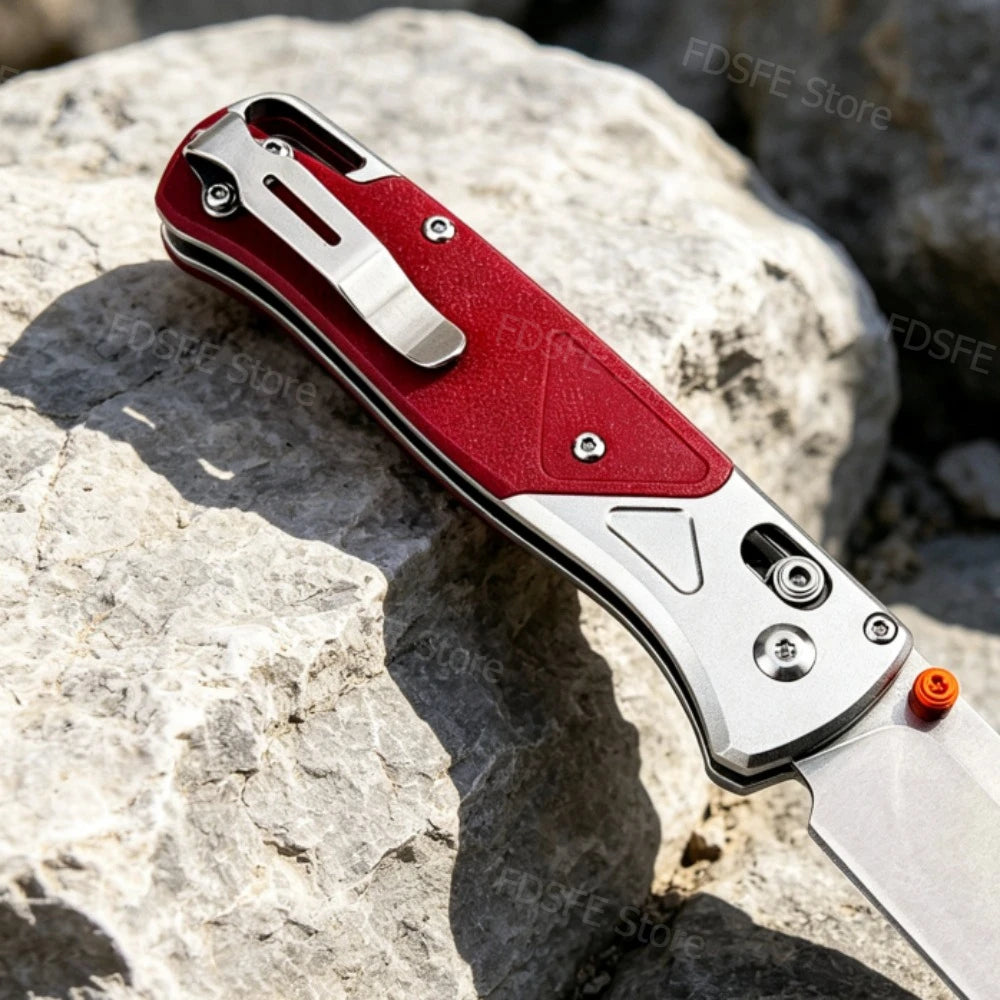 BM 53-5-9 Durable Outdoor Folding Knife 3.15'' Stainless Steel Blade