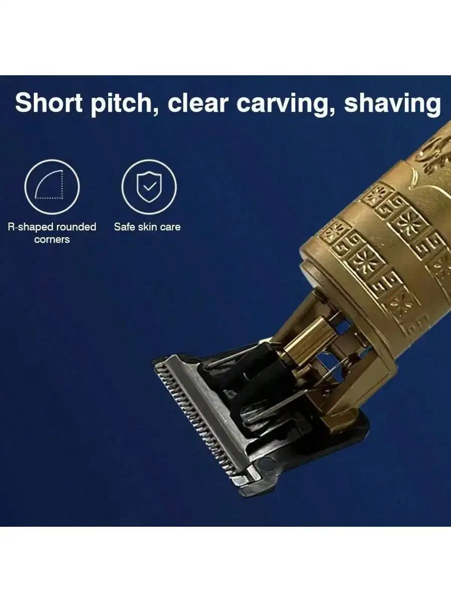 Professional Men’s Hair & Beard Trimmer, cordless rechargeable clipper grooming kit. Precision cutting, shaving and trimming, pe
