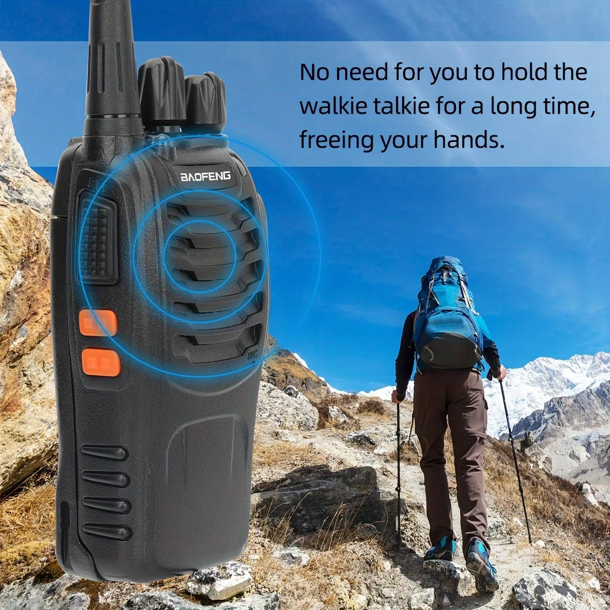 Baofeng 6/8Pcs BF 888S Walkie Talkie UHF 400 470MHz Long Range Two Way Ham Radios Transceiver .