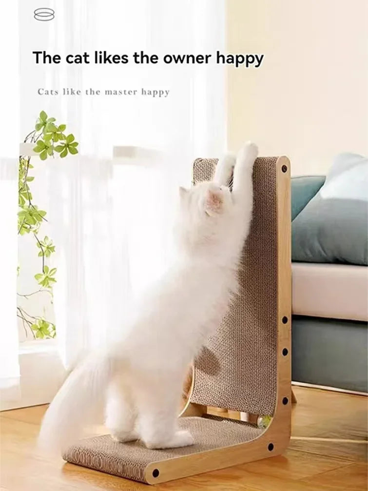 2pcs/6pcs L Shape Cat Scratching Post, 23.6 Inch Indoor.