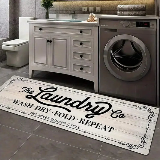 1pc "Laundry" Room Carpet,