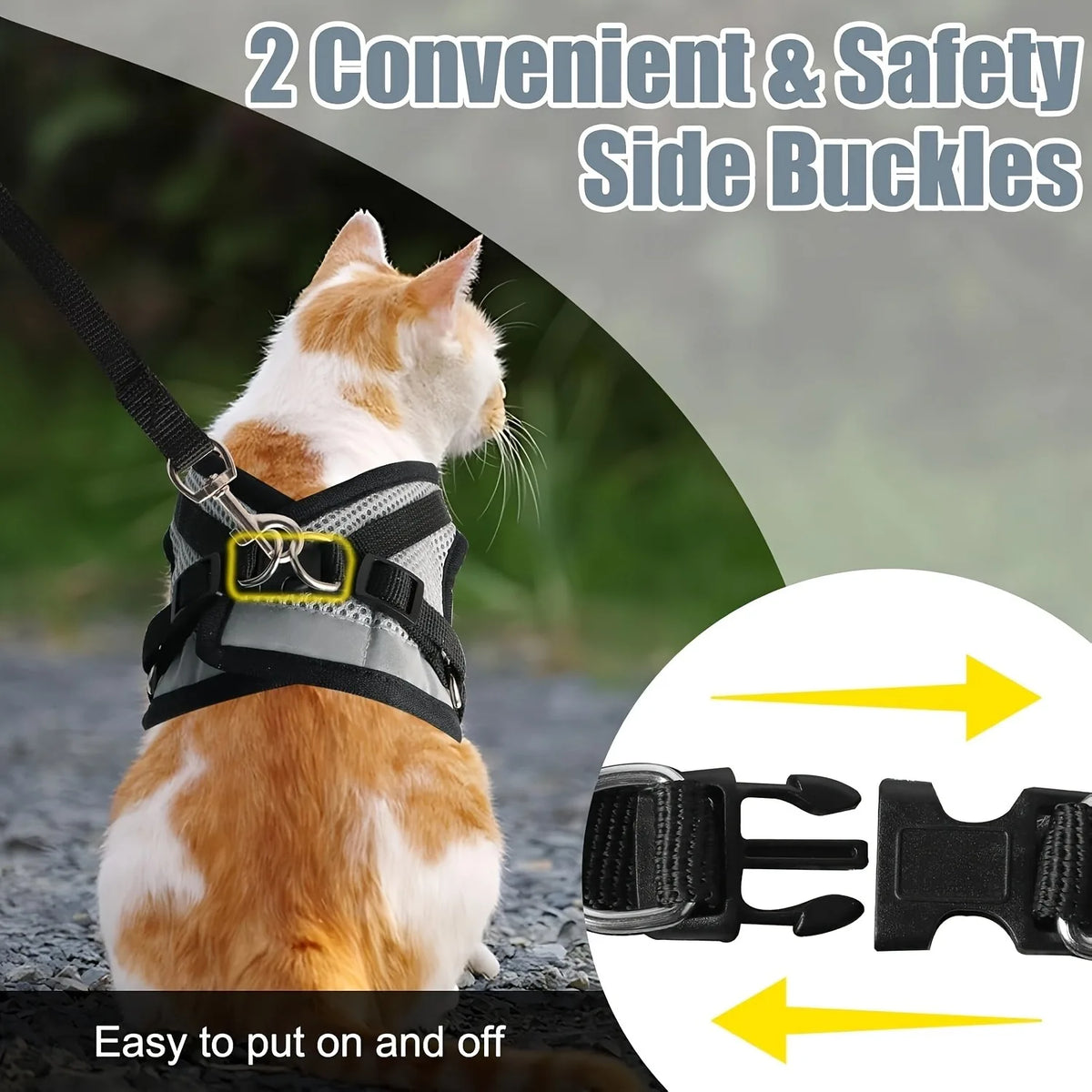 Pets Collar, Harness, Cats Pet Products Kitten Accessories. Harness Leash Things Breast-band Supplies For Cat .