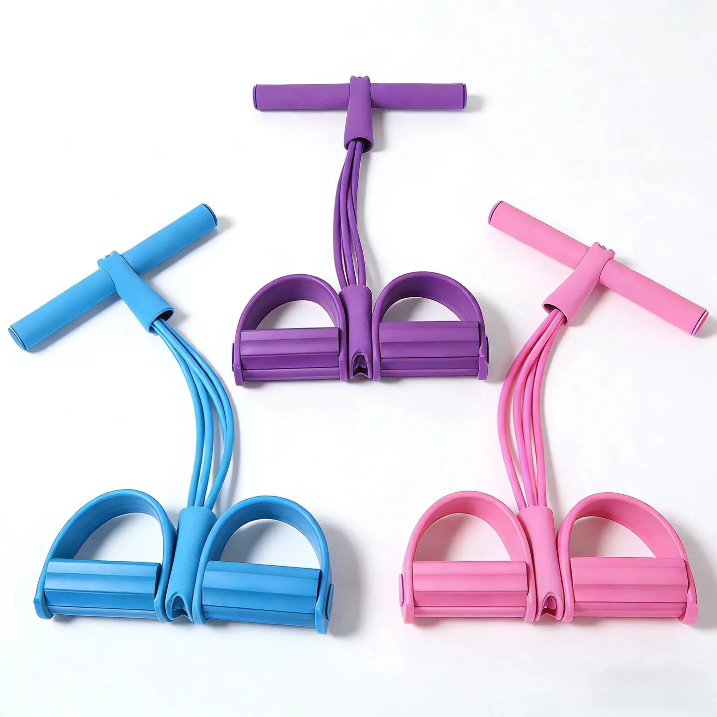 1PC Home Fitness Resistance Bands Set - 4 Elastic Pull Ropes for Full Body Workout