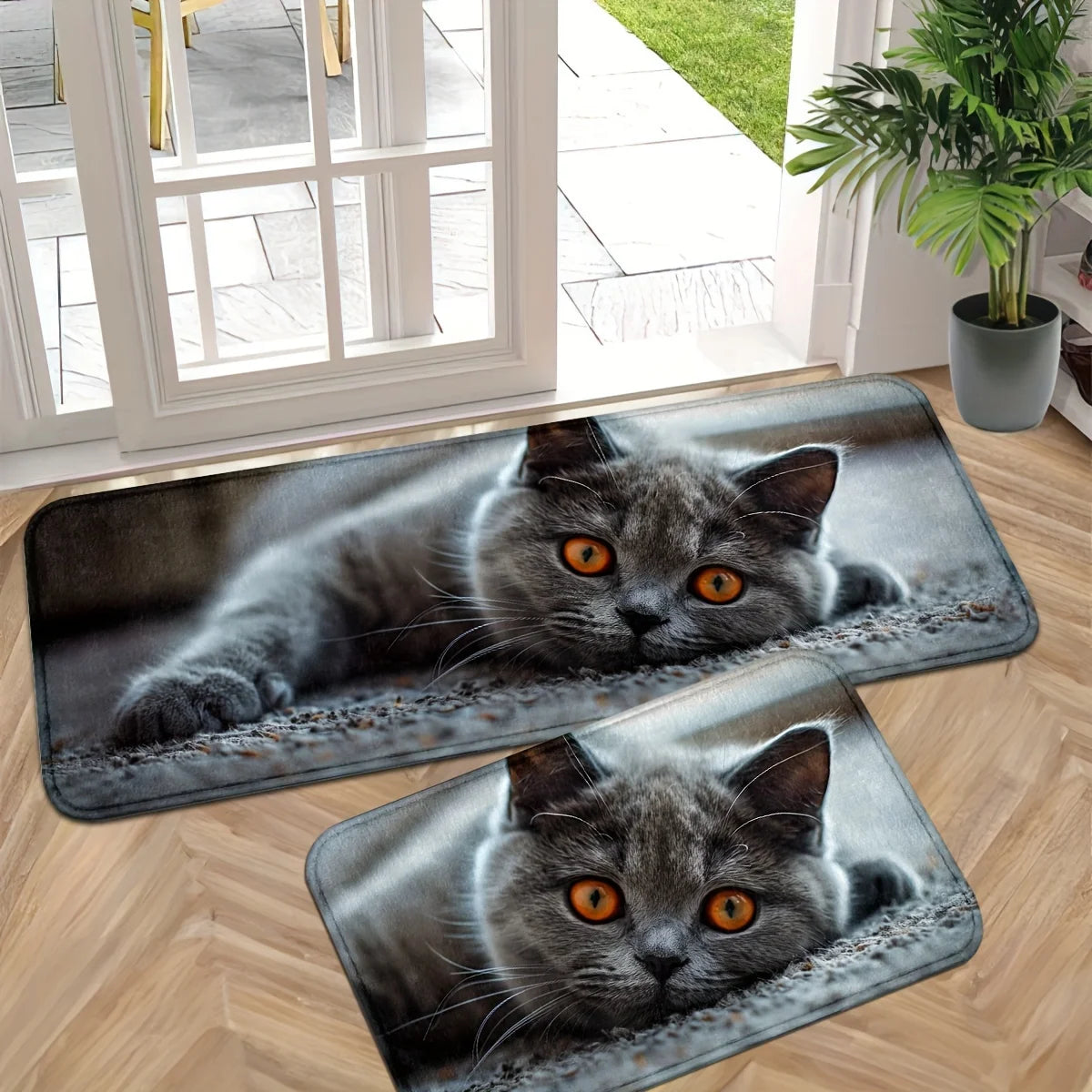 British Shorthair Cat Design Door Mat
