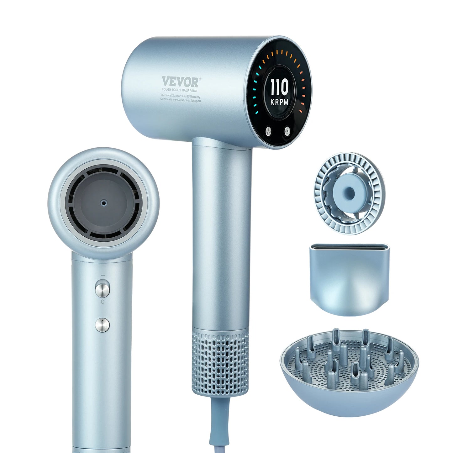 High-Speed Hair Dryer Brushless Motor 200 Million Negative Ions