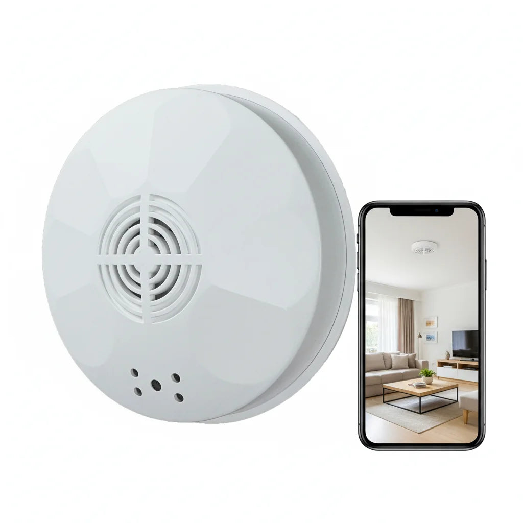 Mini Security Camera 1080P HD, WiFi Remote View, Motion Detection & Recording, Ceiling-Mounted