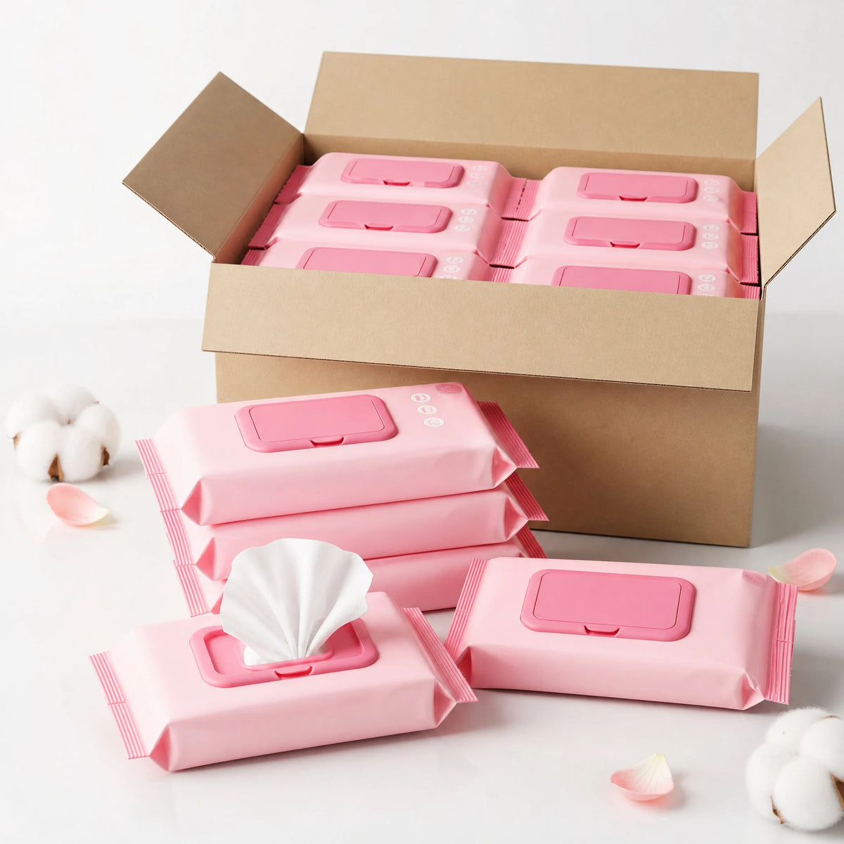 Gentle cleansing for the whole family — order your 10-pack wet wipes today.