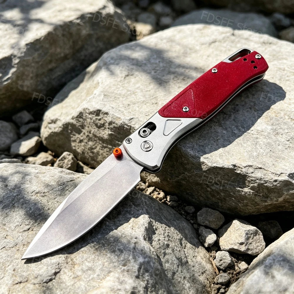 BM 53-5-9 Durable Outdoor Folding Knife 3.15'' Stainless Steel Blade