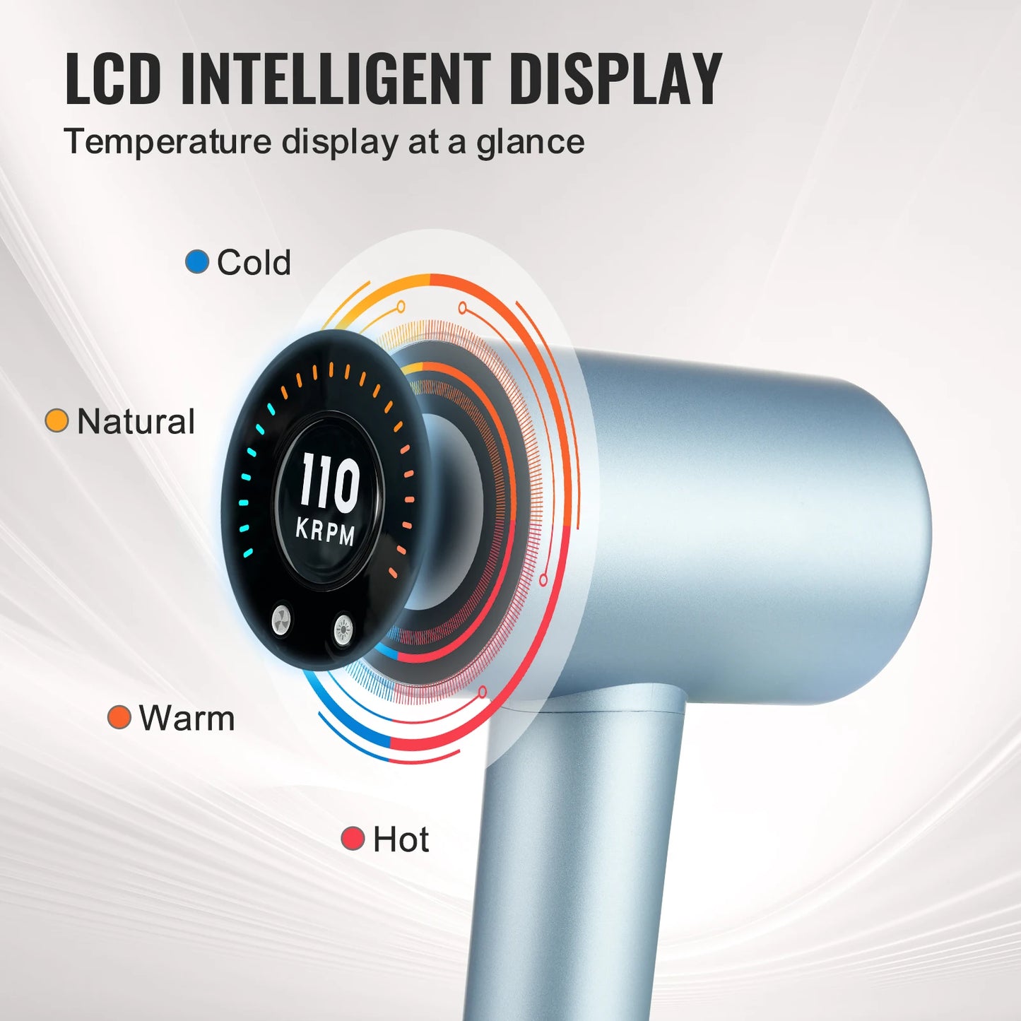 High-Speed Hair Dryer Brushless Motor 200 Million Negative Ions