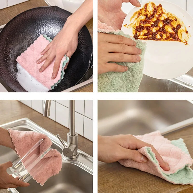 Microfiber Streak-Free Cloths 10-Pack,