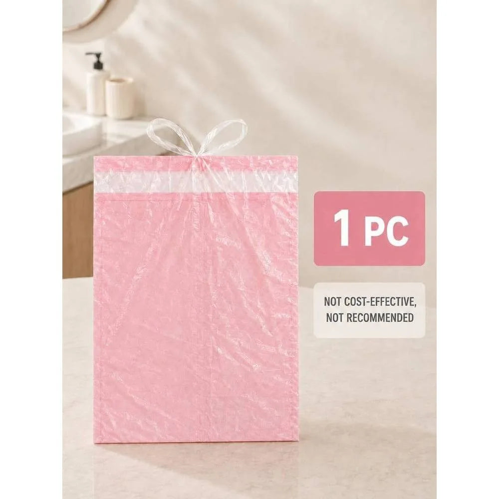 Pink Rose Scented Trash Bags 5-Gallon Sturdy Durable.  Trash Can 3.5/4/5 Gallon
