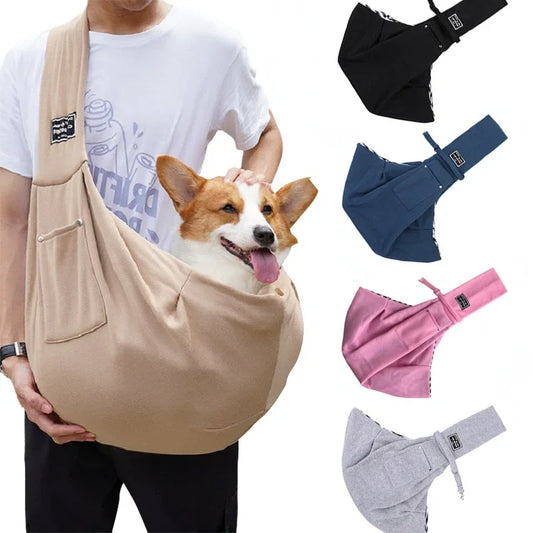 Comfortable Dog Bag Pet Crossbody Shoulder Bag .Cat Puppy Sling Carrier Bag.