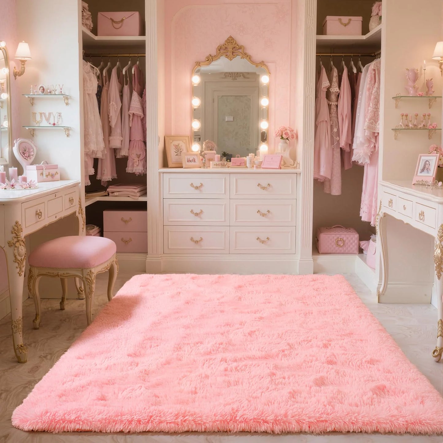 .Minimalist Style .Fluffy And Slip-Resistant.
