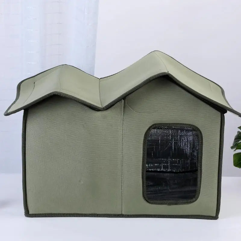 Cat House Waterproof Outdoor Winter Warm Pet Cat Cave. Foldable and Washable .