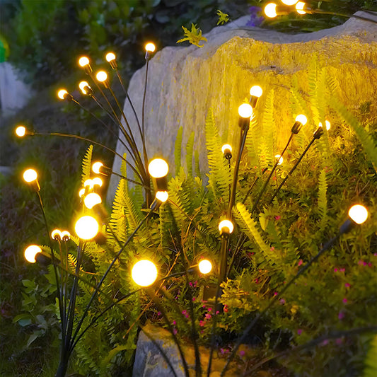 8-Head Waterproof Solar Firefly Lights LED Solar Outdoor Decorative Garden Lights