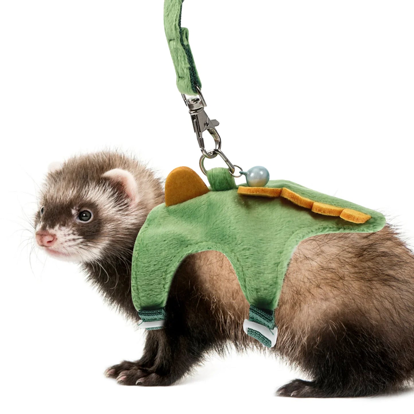 Cartoon Dragon Design Pet Harness Adjustable Small Pets .Ferret Leash Collars