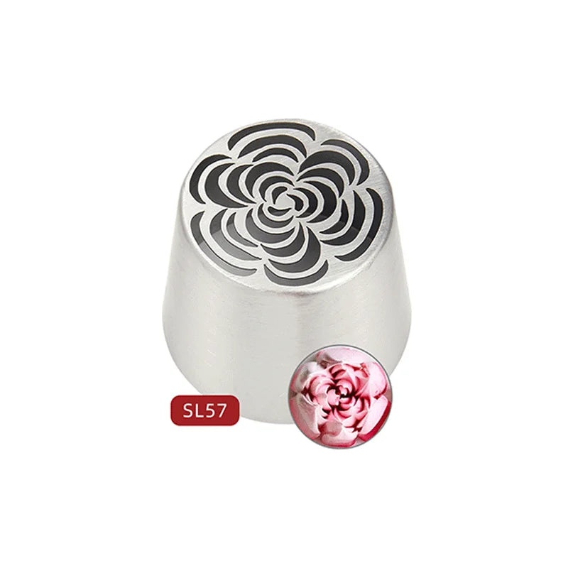 Extra Large  Piping Tip Stainless Steel Flower Piping Tips Rose Floral