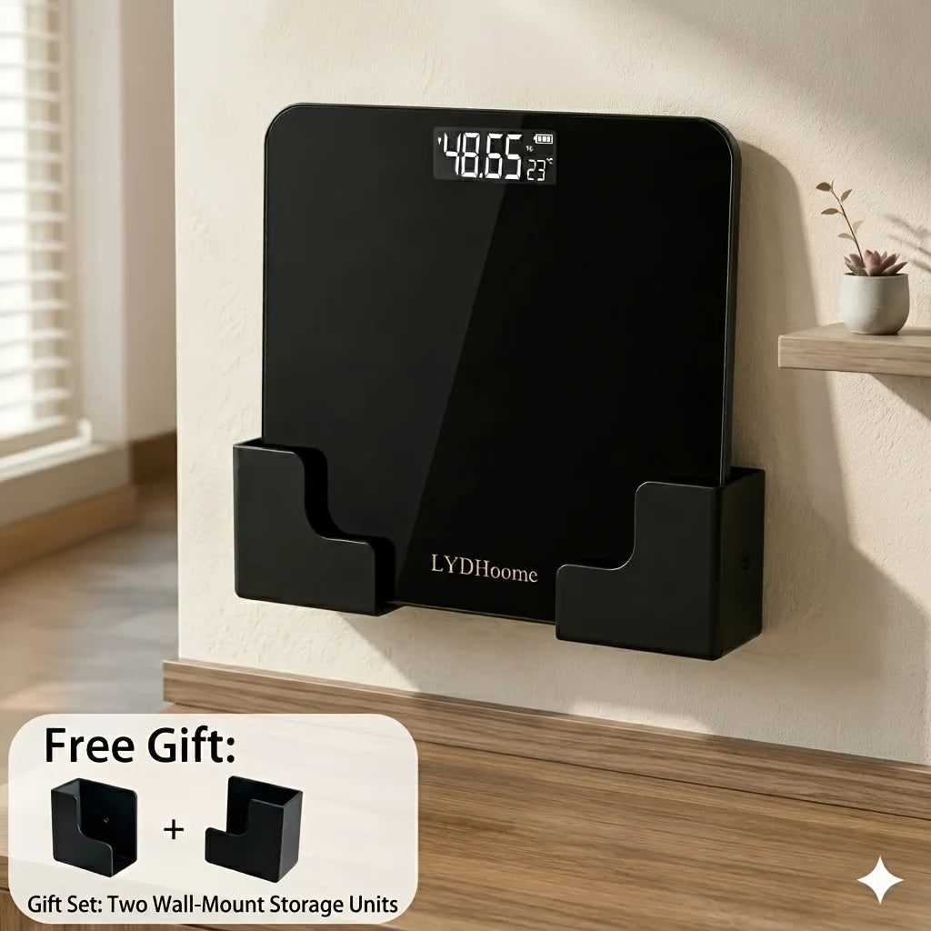This New, High-Precision Digital Weight Scale Features a High-Definition LCD Display with a Backlight..
