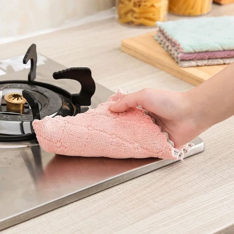 Microfiber Streak-Free Cloths 10-Pack,