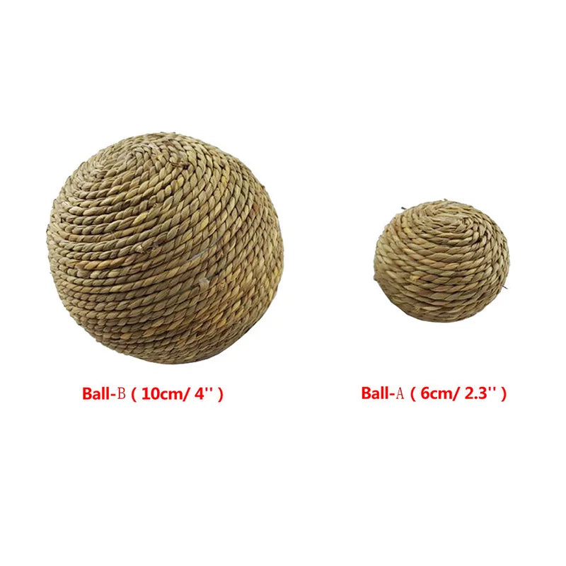 6/10cm Chewing Braided Ball Guinea Pig Rabbit Hamster