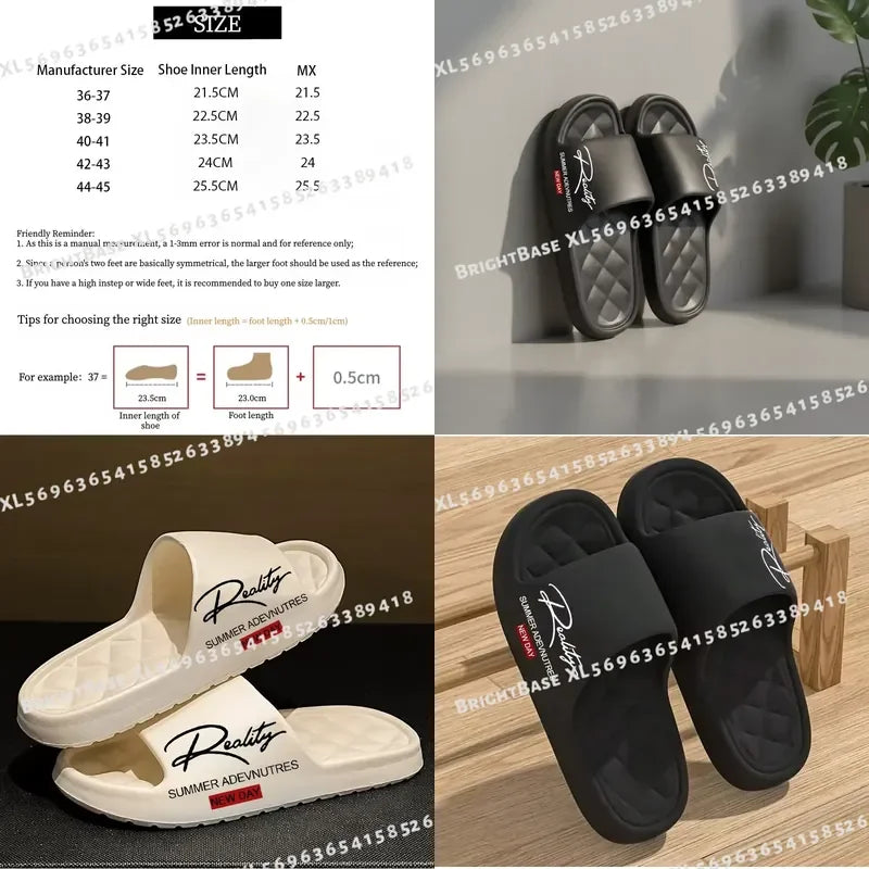 Summer Innovative Design EVA Men Shoes Soft Lightweight Home Slippers Suitable For Indoor Outdoor Leisure Activities