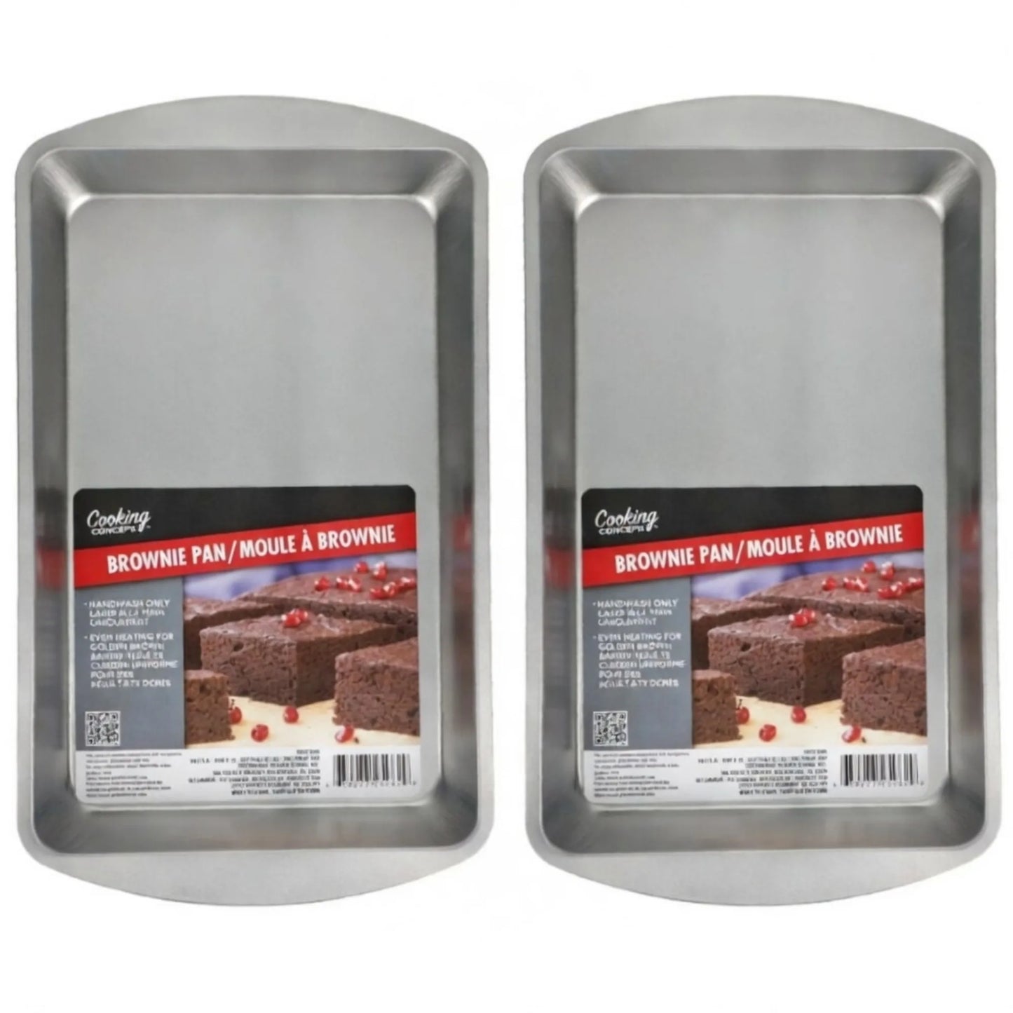2 Pack Brownie Baking 11*8 Non-Stick Oblong Cake Pan