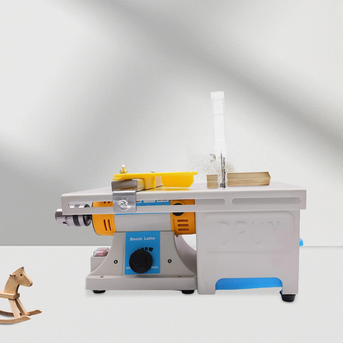Table Saw 750W Woodworking Table Saws 110V Precision Cutting Grinding Polishing Machine Adjustable Chuck Stable Clamp