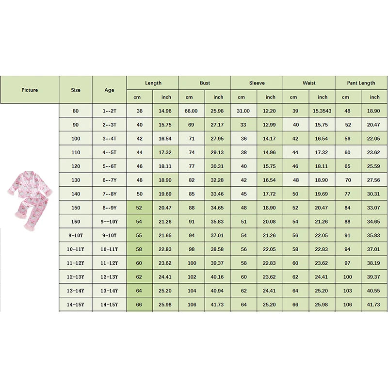 2024-08-02 Lioraitiin Toddler Baby Girl 2Pcs Christmas Pajamas Long Sleeve Feather Trim Shirt + Pants Set Sleepwear