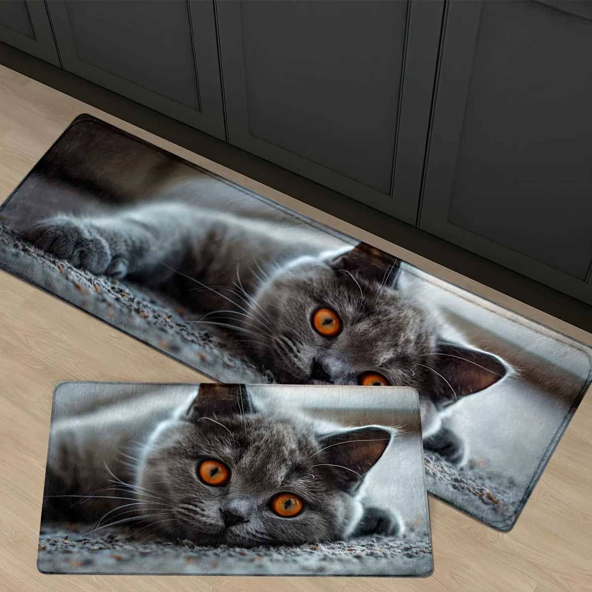 British Shorthair Cat Design Door Mat