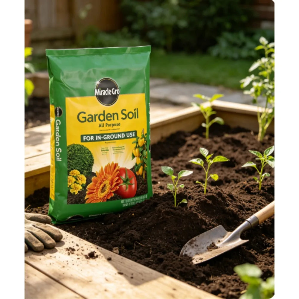 Miracle-Gro Garden Soil General Purpose, 1.5 cubic feet.