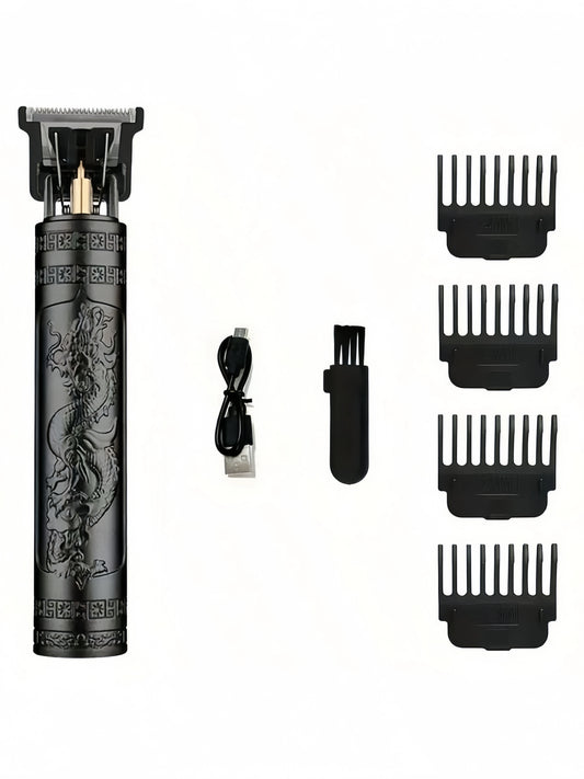 Professional Men’s Hair & Beard Trimmer, cordless rechargeable clipper grooming kit. Precision cutting, shaving and trimming, pe