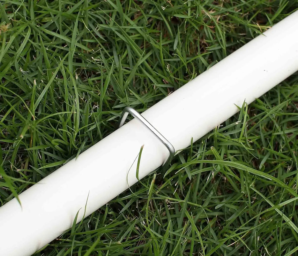 6 Inches 10Pcs  Heavy Duty Galvanized Steel Garden Stakes Staples Securing Pegs for Securing Weed Fabric Landscape Fabric Netting