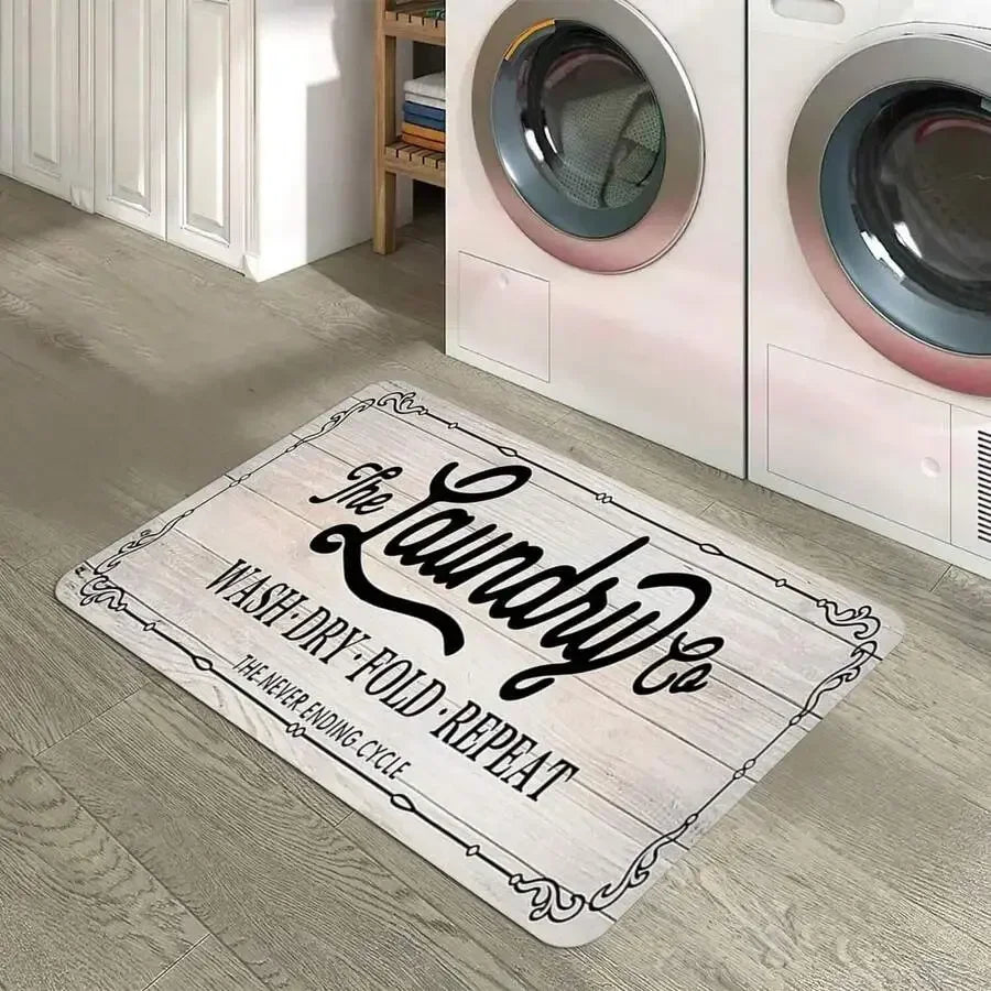 1pc "Laundry" Room Carpet,