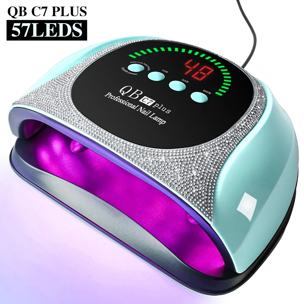 LIMEGIRL 57 UV LED Nail Dryer Professional Nail Lamp for UV Gel Nail Polish Curing Lamp with Timer Automatic Sensor .