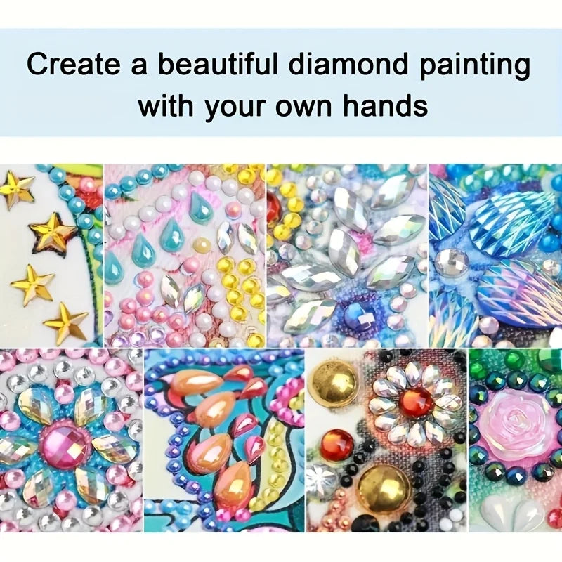 Charming DIY 5D Owl Diamond Painting Set on Tree Branches - .