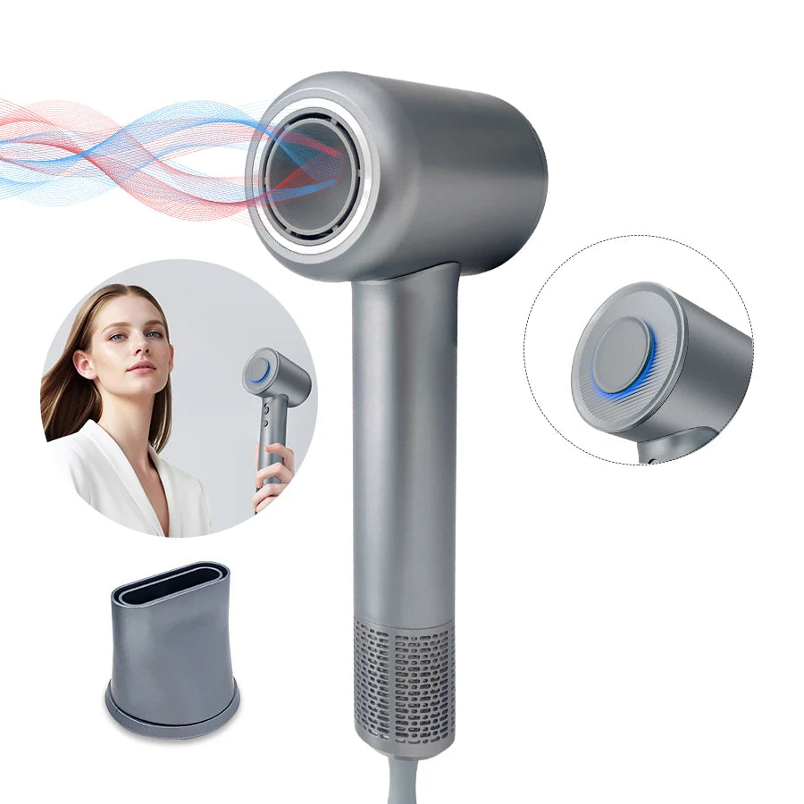 Professional Hair Dryer High-Speed  Hair Care Styling Negative Ion Tool Magnetic Nozzle