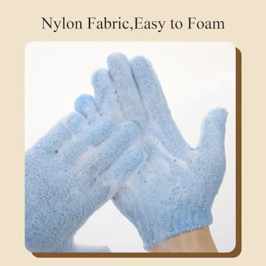 2 PCS Exfoliating Glove, Scrub Gloves Exfoliating, loofah, .