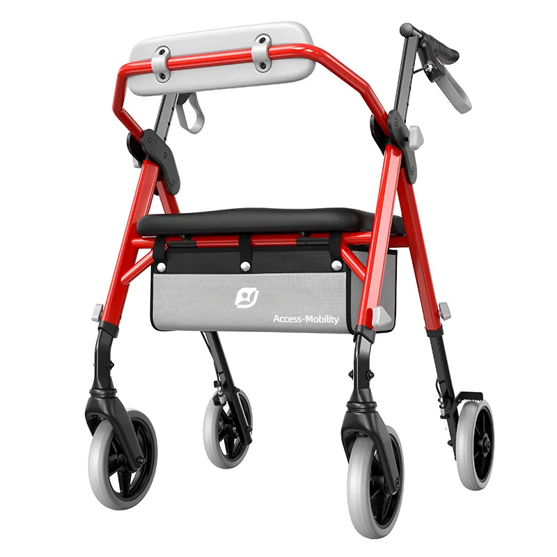 Walkers For Seniors, Maidesite Rollator Walker With Seat, Max 350 Lbs, Avant Walkers With Ergo Seat & Backrest