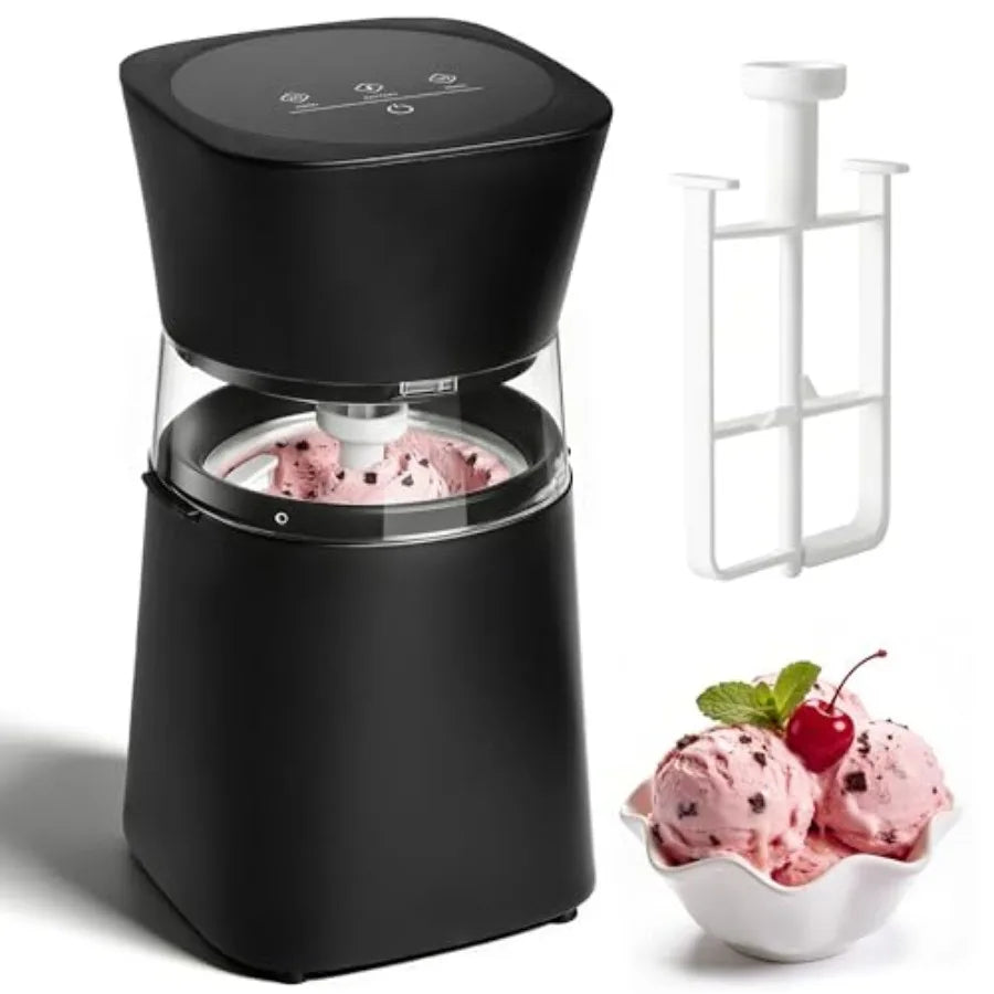 Ice Cream Maker Machine, Premium Electric Ice Cream Mini Maker Machine for Gelato, Sorbet and Frozen Yogurt