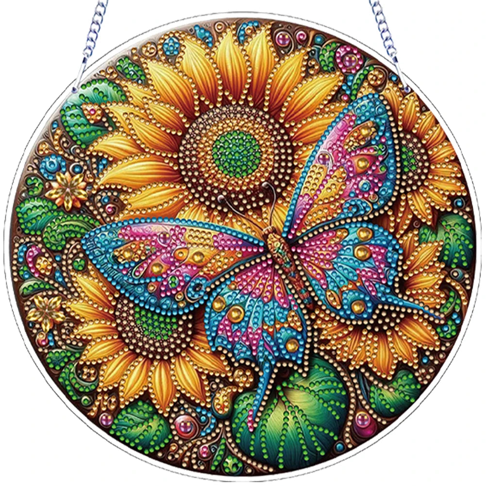 Flower Bird Theme Rhinestone Diamond Art