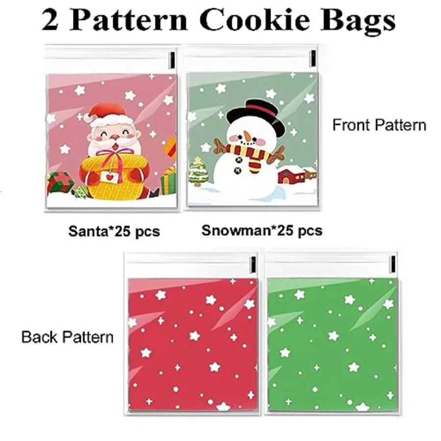 Large Christmas Cookie Cutters 1 Pieces 3.2'' Holiday Shapes for Gingerbread Man Christmas Tree Snowflake Snowman