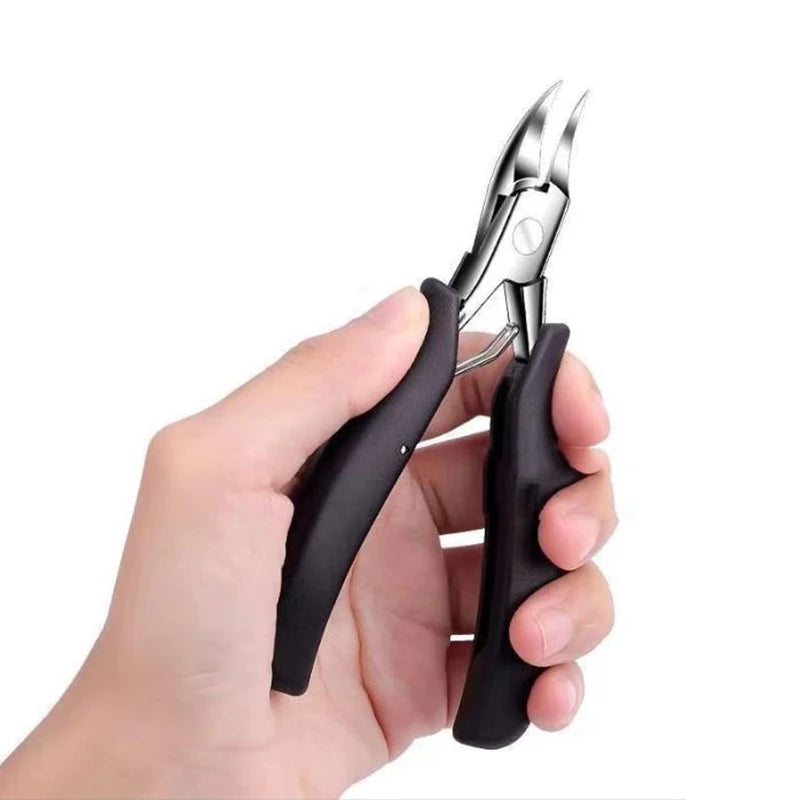Professional Sharp Curved Blade Toe Nail Clippers For Thick Ingrown Toenails.