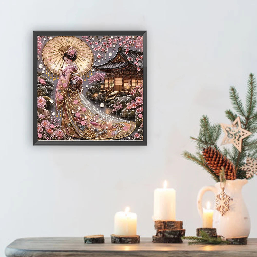 Japanese Girl Diamond Painting Kit