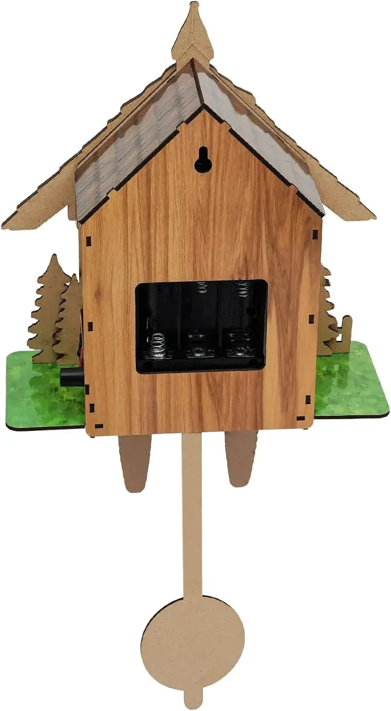 Elegant Black Forest Design Vintage Cuckoo Wall Clock With Singing Sound Function.