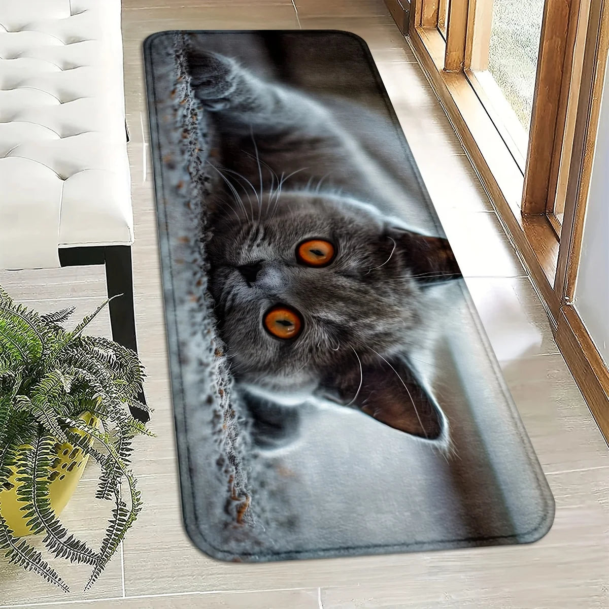 British Shorthair Cat Design Door Mat