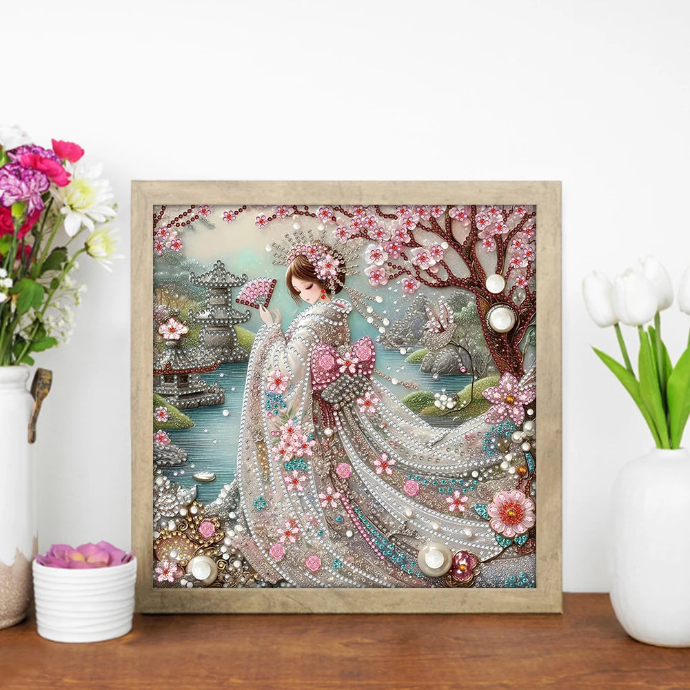 Japanese Girl Diamond Painting Kit